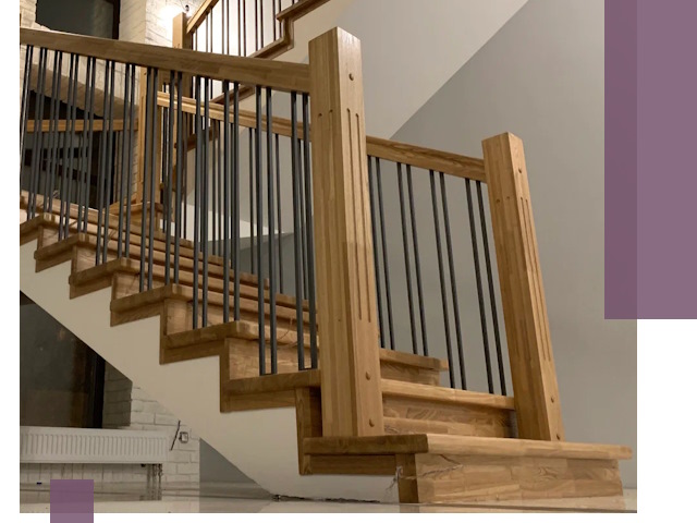 Реставрация деревянных и металлических лестниц в Кондопоге