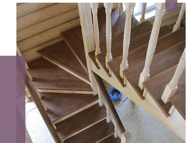 Реставрация деревянных лестниц в Кондопоге от 4264 руб.