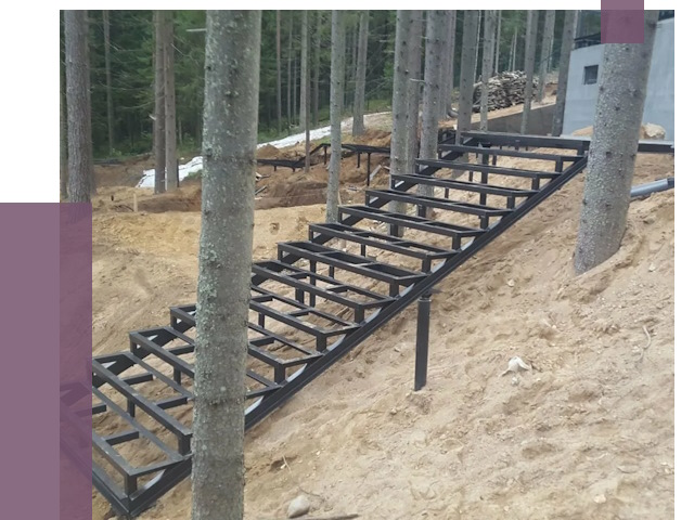 Монтаж металлических лестниц в Кондопоге от 13451 руб. 