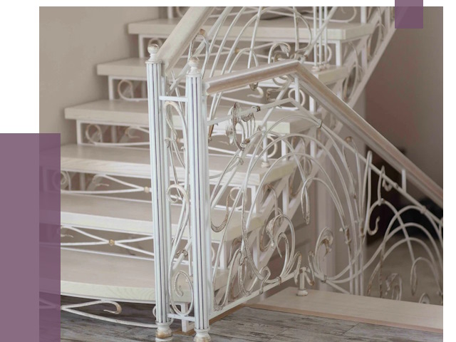 Изготовление кованых лестниц на заказ в Кондопоге от 86292 руб. | ПРОЛЁТ-Кнп