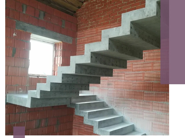 Бетонные лестницы под ключ в Кондопоге: монтаж, демонтаж, ремонт