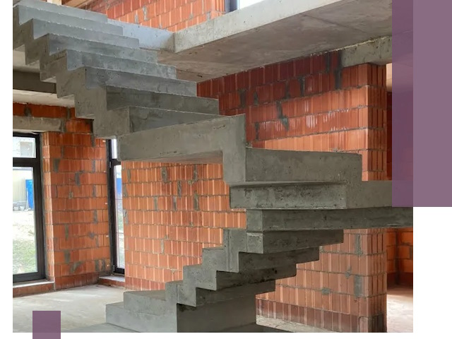 Изготовление бетонных лестниц под ключ в Кондопоге