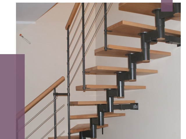 Изготовление модульных лестниц в Кондопоге от 11421 руб. 