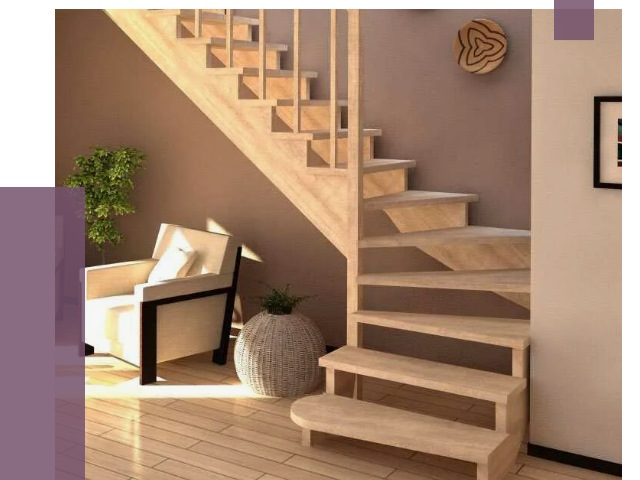 Изготовление Г-образных лестниц в Кондопоге от 18781 руб. 