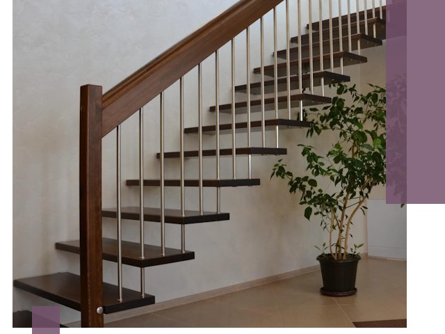 Лестницы на больцах под ключ в Кондопоге – изготовление и монтаж