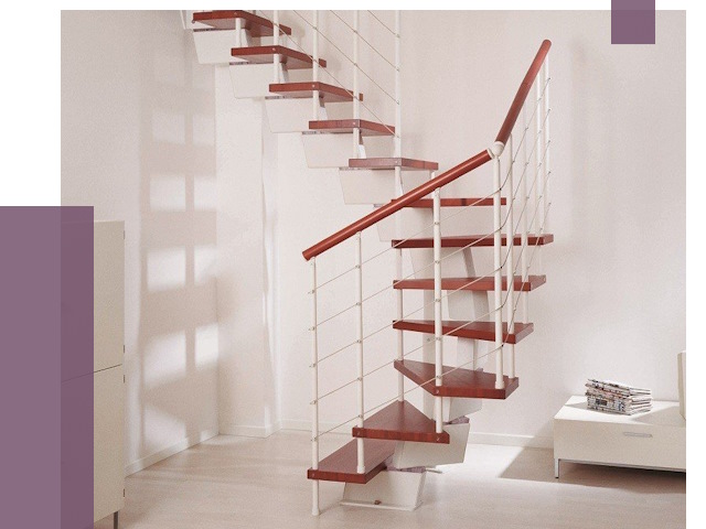 Изготовление лестниц на больцах в Кондопоге от 9644 руб. | ПРОЛЁТ-Кнп