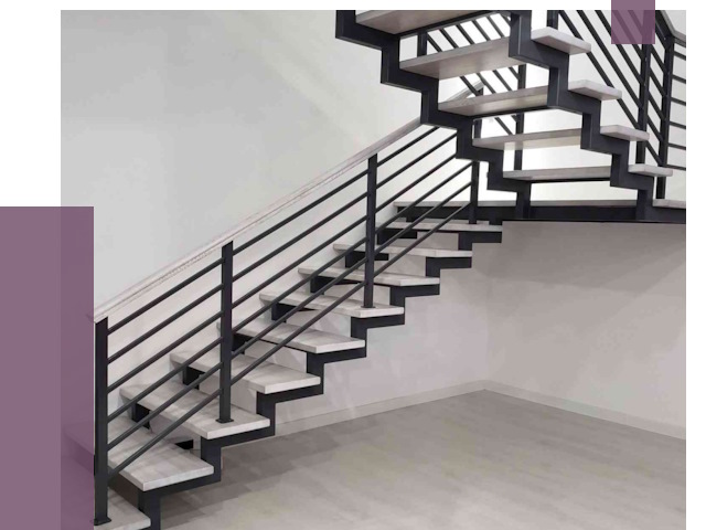 Лестницы на металлокаркасе под ключ в Кондопоге от 12690 руб. | ПРОЛЁТ-Кнп