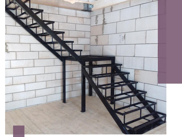 Лестницы на металлокаркасе под ключ в Кондопоге — изготовление и монтаж