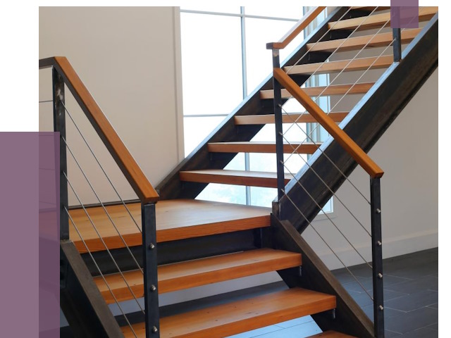 Изготовление лестниц на металлокаркасе в Кондопоге от 18781 руб. | ПРОЛЁТ-Кнп