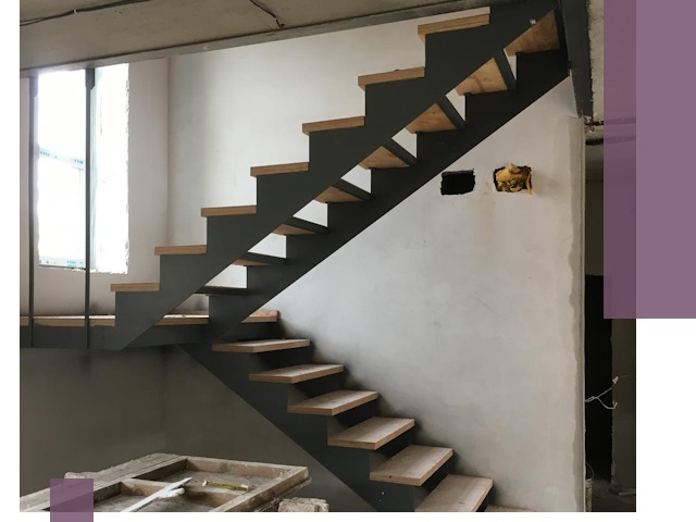 Изготовление лестниц на металлокаркасе в Кондопоге от производителя