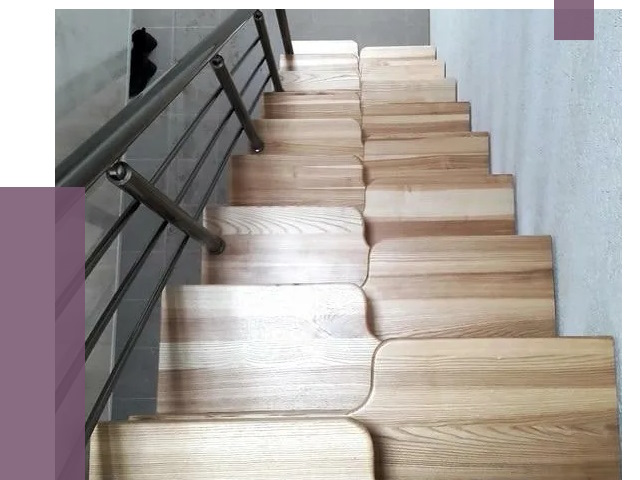 Лестницы гусиный шаг в Кондопоге от 12944 руб. под ключ | ПРОЛЁТ-Кнп