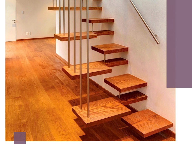 Лестницы «гусиный шаг» на заказ в Кондопоге для узких пространств