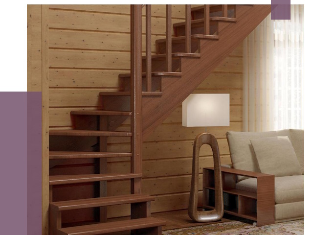 Лестницы эконом класса в Кондопоге от 18121 руб. бюджетные решения