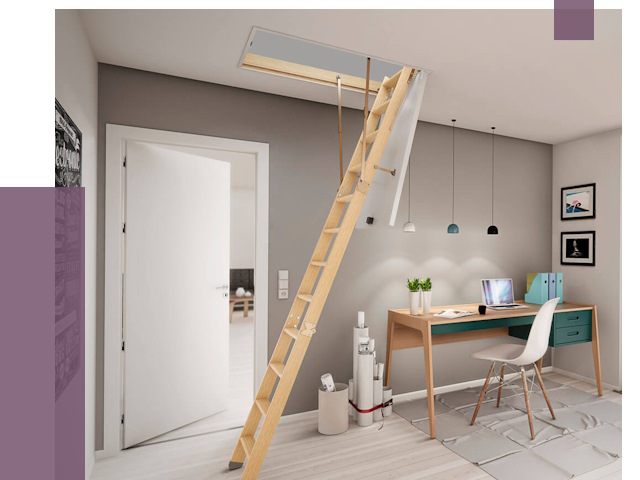 Чердачные лестницы в Кондопоге — от 14467 руб. | ПРОЛЁТ-Кнп