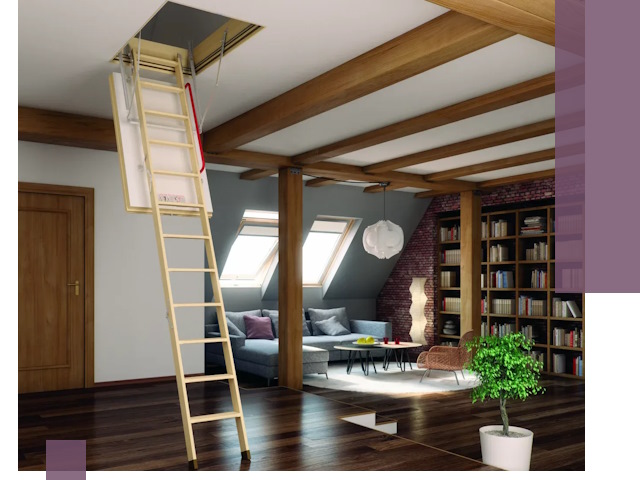 Чердачные лестницы под ключ в Кондопоге: изготовление и монтаж