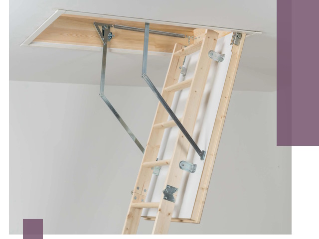 Установка чердачной лестницы под ключ в Кондопоге