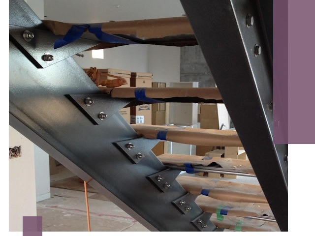 Усиление лестничных конструкций и усиление опор в Кондопоге