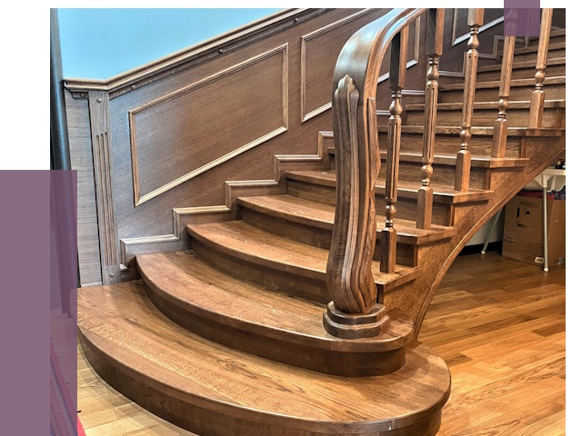 Дубовые лестницы под ключ в Кондопоге от 175122 руб. — ПРОЛЁТ-Кнп