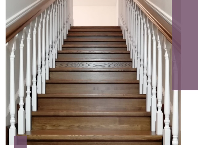 Лестницы из ясеня на заказ в Кондопоге — изготовление и монтаж