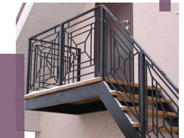 Металлические перила в Кондопоге от 4264 руб.  | ПРОЛЁТ-Кнп