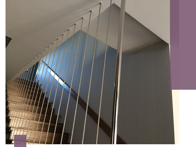 Тросовые перила под ключ в Кондопоге — производство и монтаж