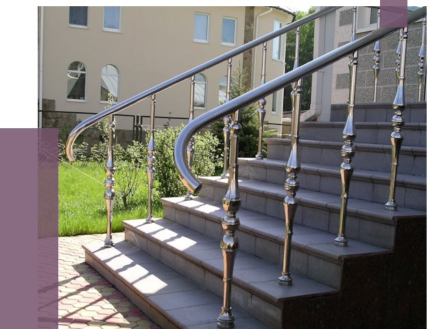 Перила для крыльца в Кондопоге от 10660 руб. — монтаж ПРОЛЁТ-Кнп