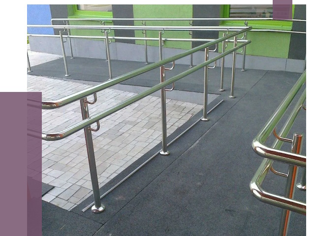 Ограждения пандусов в Кондопоге от 4315 руб. монтаж | ПРОЛЁТ-Кнп