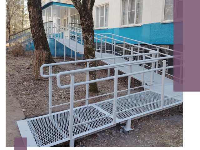 Пандусы под ключ в Кондопоге: изготовление, монтаж и демонтаж
