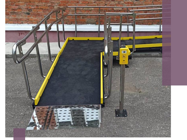 Изготовление наклонных пандусов для инвалидов в Кондопоге