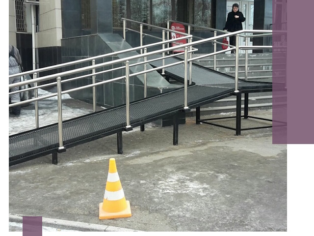 Стационарные пандусы под ключ в Кондопоге — изготовление и монтаж