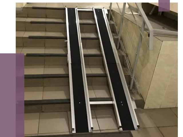 Установка пандуса в подъезд в Кондопоге от 7919 руб. под ключ | ПРОЛЁТ-Кнп