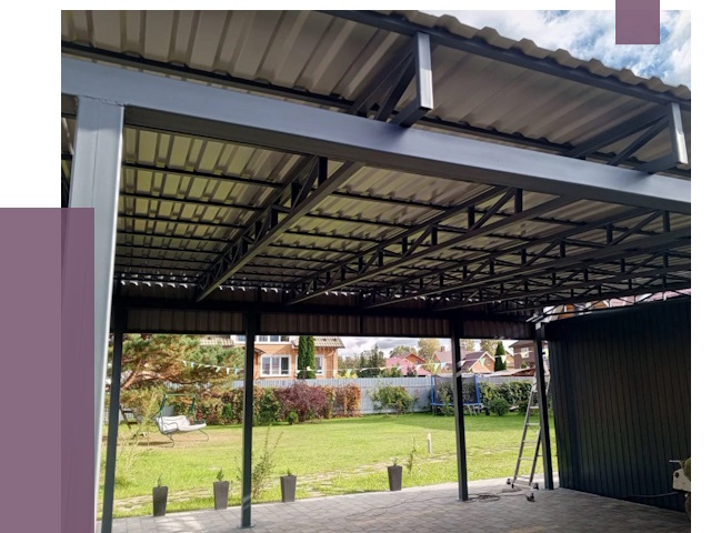 Монтаж навесов в Кондопоге от 7309 руб. — установка навеса | ПРОЛЁТ-Кнп