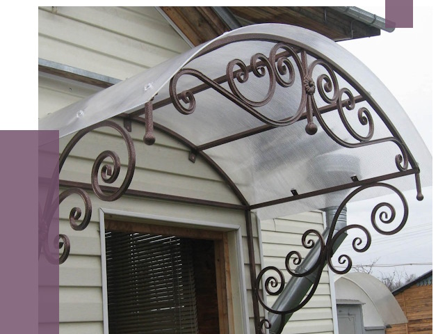 Изготовление козырьков в Кондопоге от 7309 руб. — заказать | ПРОЛЁТ-Кнп