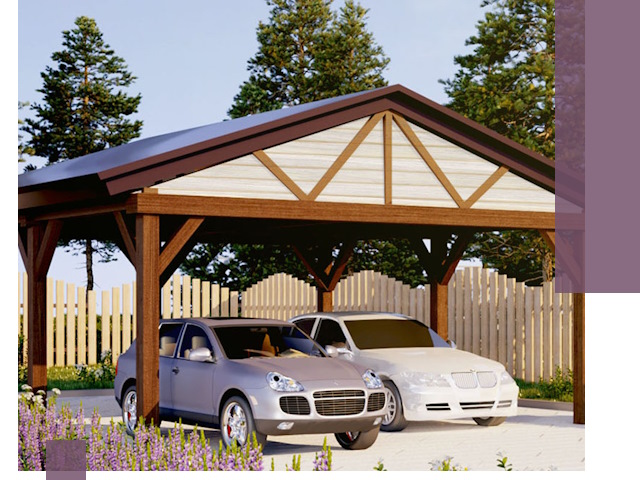 Навесы для автомобиля в Кондопоге — изготовление и монтаж