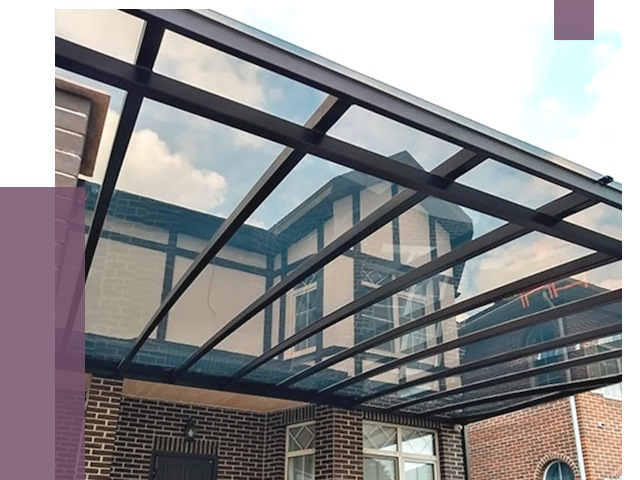 Навесы из поликарбоната в Кондопоге от 8548 руб. под ключ — ПРОЛЁТ-Кнп