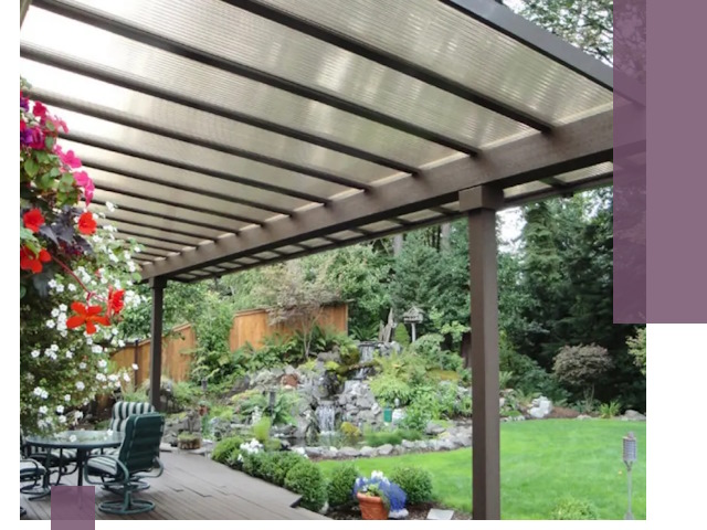 Навесы из поликарбоната под ключ в Кондопоге быстро и надёжно