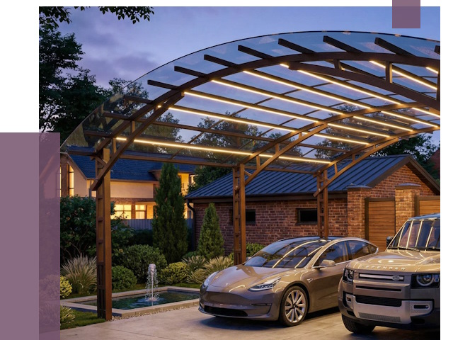 Металлические навесы в Кондопоге от 12588 руб. под ключ — ПРОЛЁТ-Кнп