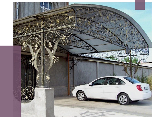 Кованые навесы в Кондопоге от 14467 руб. | ПРОЛЁТ-Кнп