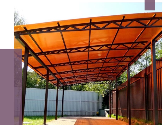 Односкатные навесы под ключ в Кондопоге от 13045 руб. 