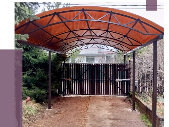 Арочные навесы в Кондопоге от 12639 руб. — изготовление и монтаж | ПРОЛЁТ-Кнп