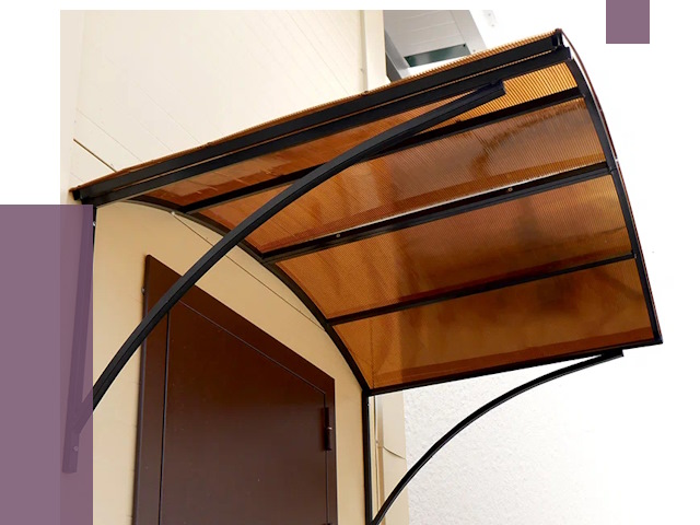 Недорогие козырьки в Кондопоге от 7533 руб.  | ПРОЛЁТ-Кнп