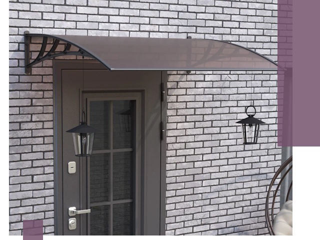 Недорогие козырьки и навесы под ключ в Кондопоге