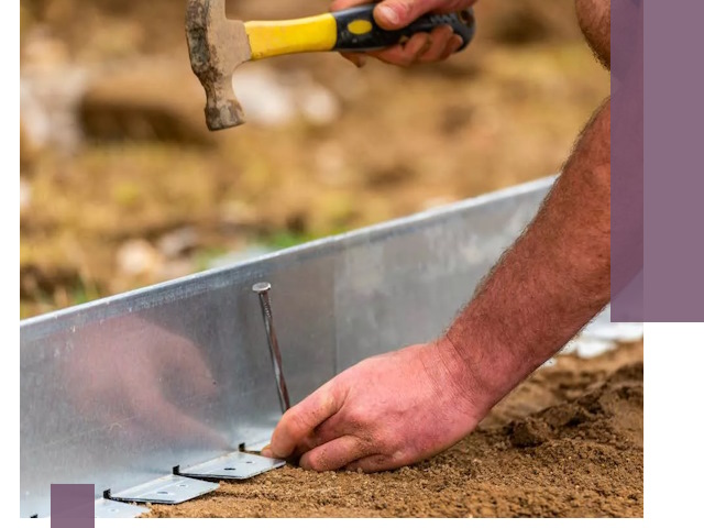 Монтаж металлических бордюров в Кондопоге быстро и качественно