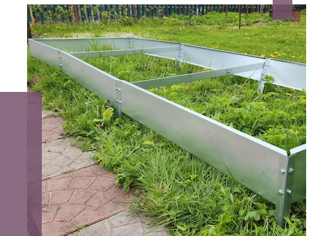 Металлические бордюры для грядок в Кондопоге от 1777 руб. 