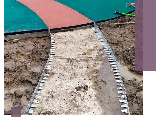 Металлические бордюры для дорожек в Кондопоге — монтаж и изготовление