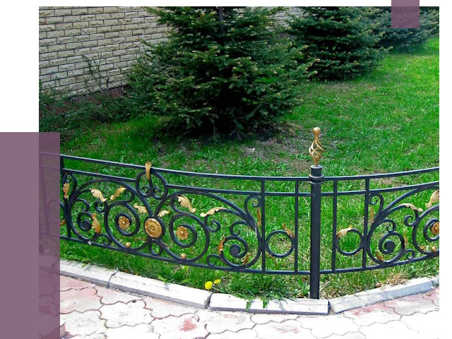 Кованые газонные ограждения в Кондопоге от 7563 руб. — ПРОЛЁТ-Кнп