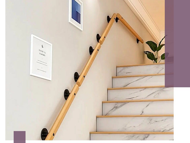 Поручни металлические и деревянные под ключ в Кондопоге