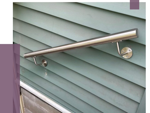 Поручни из нержавеющей стали в Кондопоге от 7614 руб.  | ПРОЛЁТ-Кнп